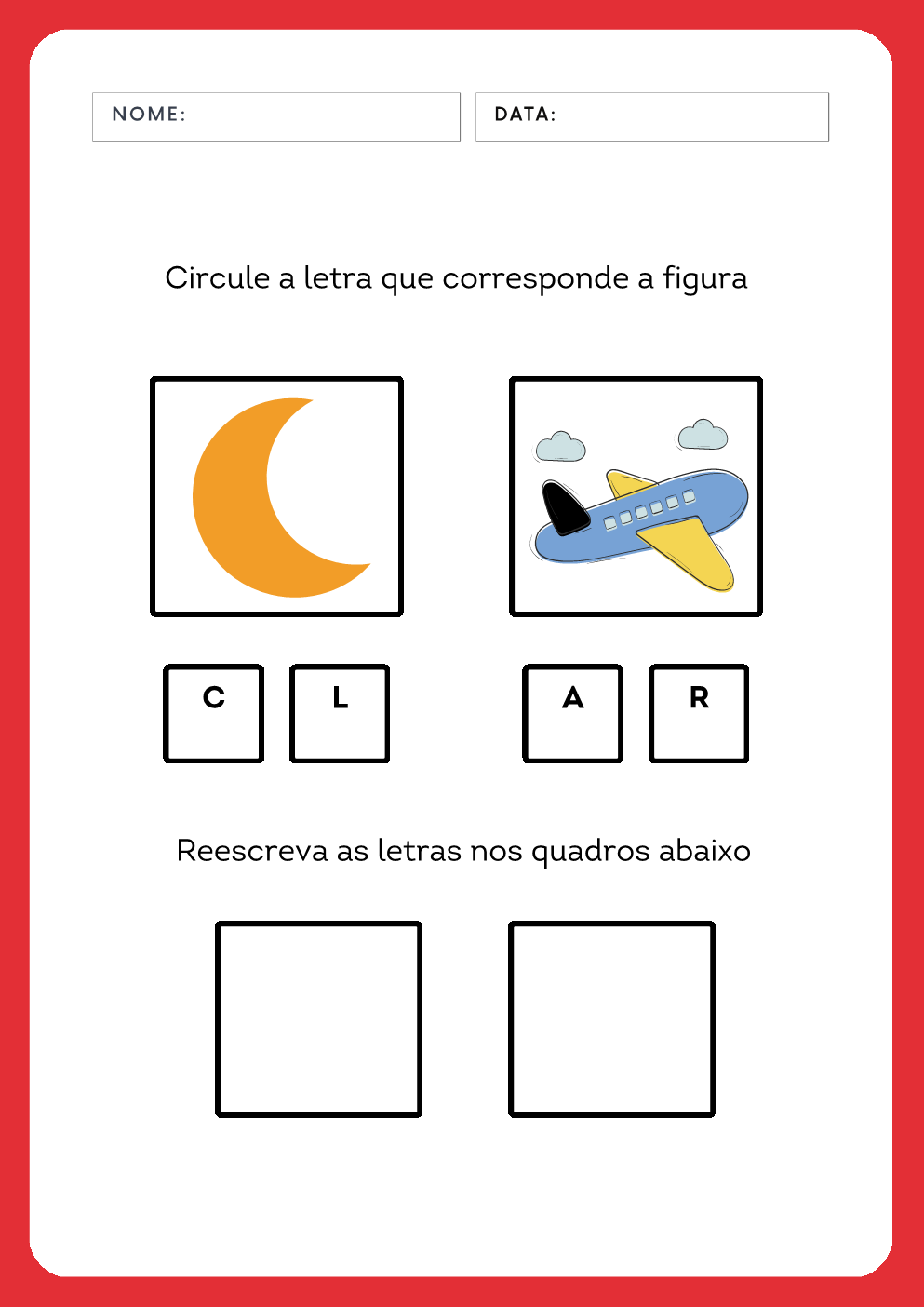 Atividade real do material