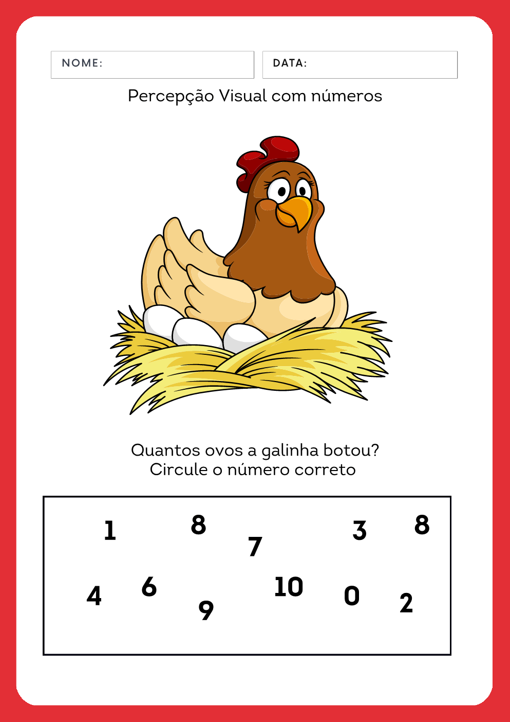 Atividade real do material