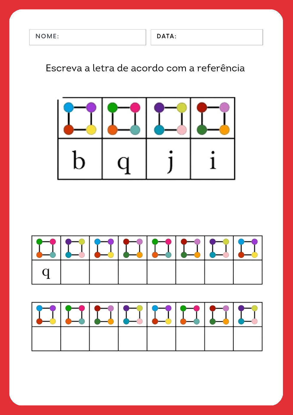 Atividade real do material